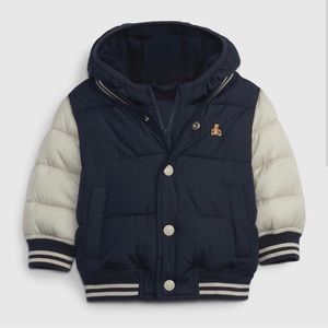 Baby varsity puffer jacket size 18-24 months